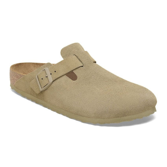 BIRKENSTOCK - BOSTON FADED KHAKI (SCAMOSCIATO)