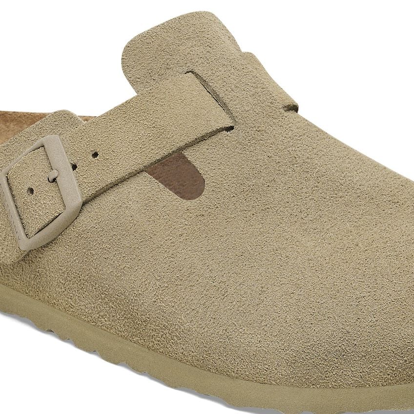 BIRKENSTOCK - BOSTON FADED KHAKI (SCAMOSCIATO)