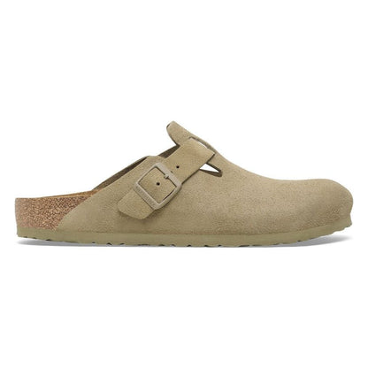 BIRKENSTOCK - BOSTON FADED KHAKI (SCAMOSCIATO)