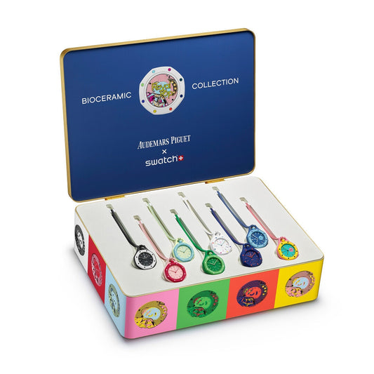 AUDEMARS PIGUET x SWATCH BOX INTERO (8 WATCHES)