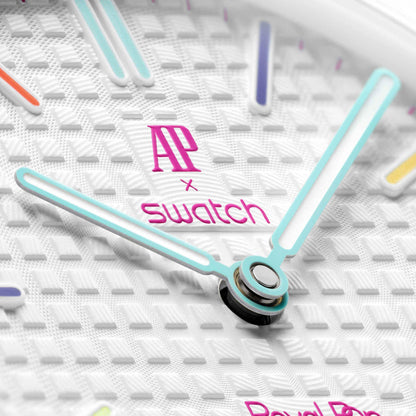 AUDEMARS PIGUET x SWATCH HUIT BLANC