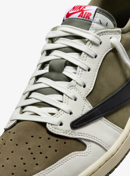 AIR JORDAN 1 RETRO LOW OG SP TRAVIS SCOTT REVERSE OLIVE
