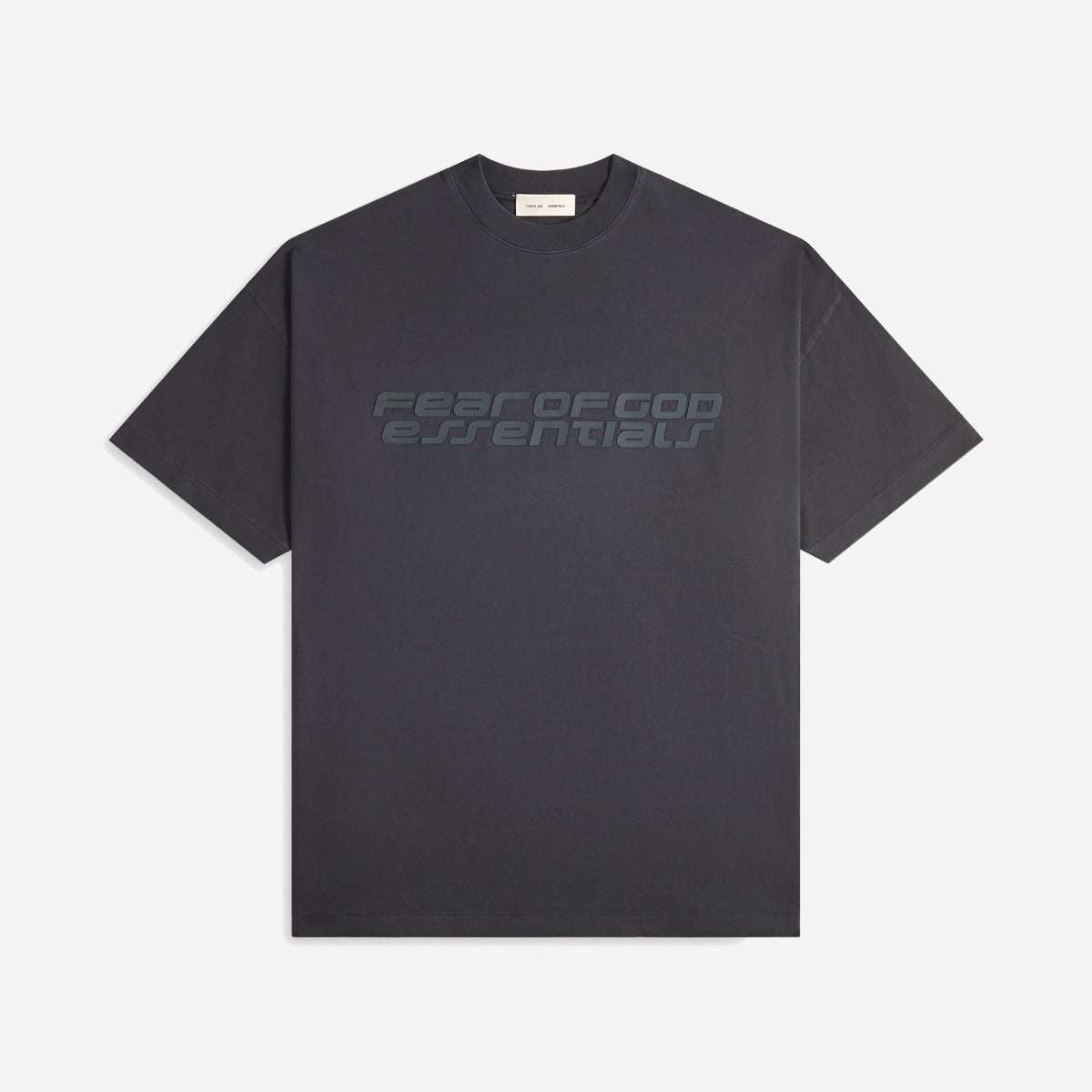 FEAR OF GOD ESSENTIALS 90'S TEE VINTAGE BLACK - fronte