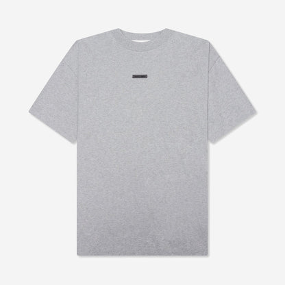 FEAR OF GOD ESSENTIALS CLASSIC TEE CONCRETE HEATHER - fronte