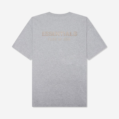 FEAR OF GOD ESSENTIALS CLASSIC TEE CONCRETE HEATHER - retro