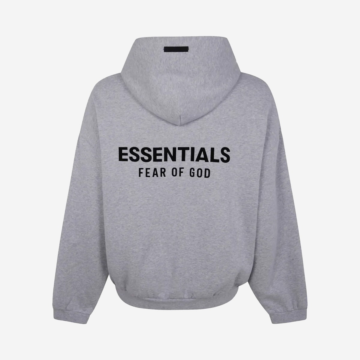 FEAR OF GOD ESSENTIALS FLEECE HOODIE (FW24) HEATHER GRAY - retro