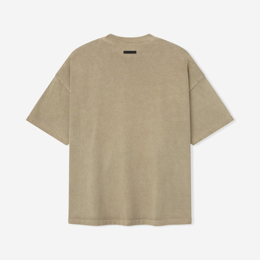 FEAR OF GOD ESSENTIALS TRAINING 90'S TEE FADED DUNE - retro