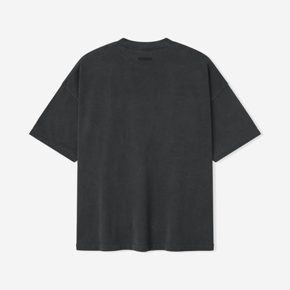FEAR OF GOD ESSENTIALS TRAINING 90'S TEE FADED IRON GREY - retro