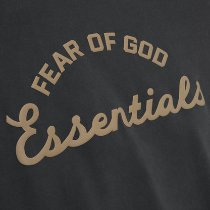 FEAR OF GOD ESSENTIALS TRAINING 90'S TEE FADED IRON GREY - dettaglio logo