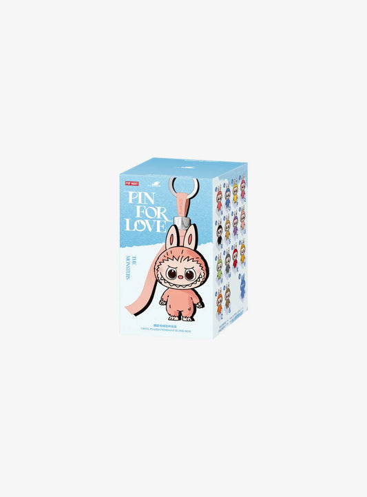 POP MART LABUBU THE MONSTER PIN FOR LOVE SERIES - VINYL PLUSH PENDANT BLIND BOX (N-Z)