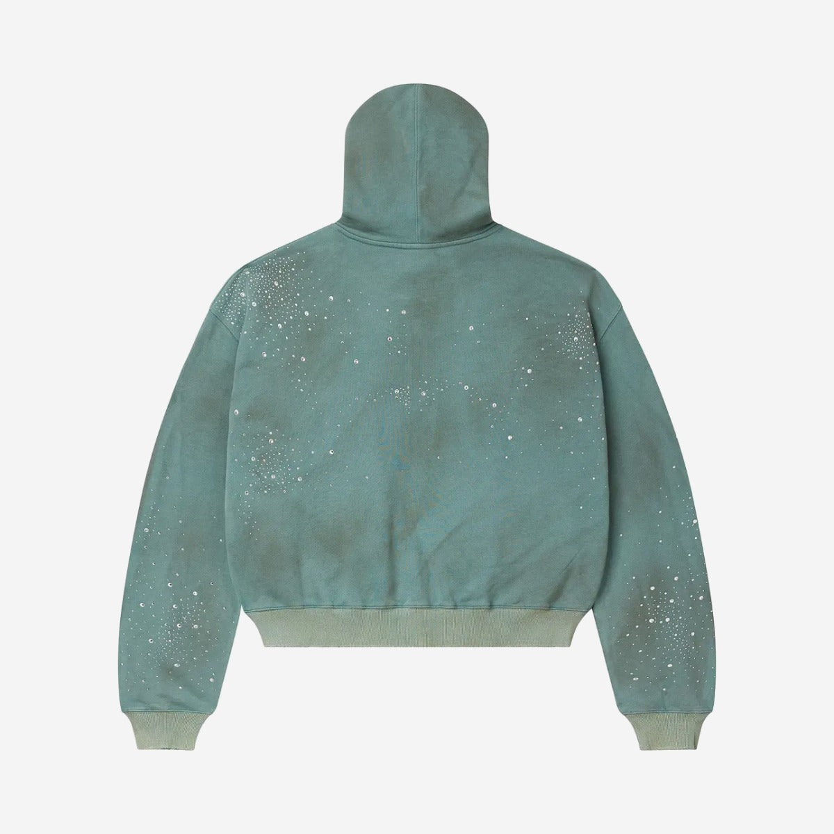 VALE FOREVER BANK ZIP UP HOODIE DARK MINT - retro