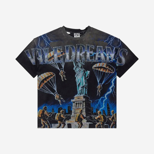 VALE FOREVER NYC INVASION BIG TEE BLACK - fronte